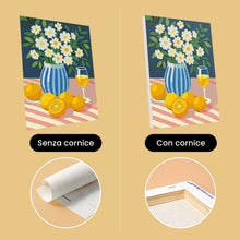 Carica l'immagine nel visualizzatore di Gallery, Mini Set Dipingere con i numeri 15x20cm (6 pezzi) - Bouquet di Limoni
