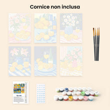 Carica l'immagine nel visualizzatore di Gallery, Mini Set Dipingere con i numeri 15x20cm (6 pezzi) - Bouquet di Limoni