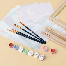 Carica l'immagine nel visualizzatore di Gallery, Mini Set Dipingere con i numeri 15x20cm (6 pezzi) - Piccoli Paesaggi da Sogno