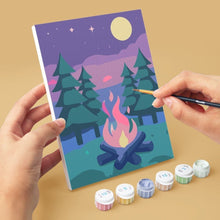 Carica l'immagine nel visualizzatore di Gallery, Mini Set Dipingere con i numeri 15x20cm (6 pezzi) - Piccoli Paesaggi da Sogno