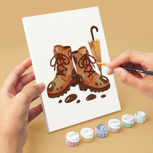 Carica l'immagine nel visualizzatore di Gallery, Mini Set Dipingere con i numeri 15x20cm (6 pezzi) - Hygge d’Autunno