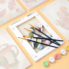 Carica l'immagine nel visualizzatore di Gallery, Mini Set Dipingere con i numeri 15x20cm (6 pezzi) - Autunno nel Bosco