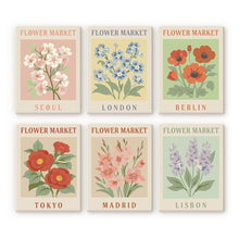 Carica l'immagine nel visualizzatore di Gallery, Mini Set Dipingere con i numeri 15x20cm (6 pezzi) - Mercato dei Fiori 2 Figured'Art