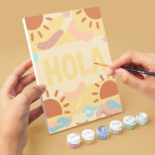 Carica l'immagine nel visualizzatore di Gallery, Mini Set Dipingere con i numeri 15x20cm (6 pezzi) - Ciao Mondo 1
