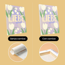 Carica l'immagine nel visualizzatore di Gallery, Mini Set Dipingere con i numeri 15x20cm (6 pezzi) - Amore Floreale 1