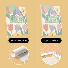 Carica l'immagine nel visualizzatore di Gallery, Mini Set Dipingere con i numeri 15x20cm (6 pezzi) - Amore Floreale 2