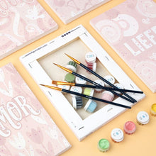 Carica l'immagine nel visualizzatore di Gallery, Mini Set Dipingere con i numeri 15x20cm (6 pezzi) - Cuori Dolci
