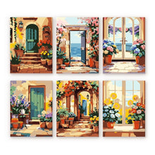 Carica l'immagine nel visualizzatore di Gallery, Mini Set Dipingere con i numeri 15x20cm (6 pezzi) - Ingressi primaverili Figured'Art