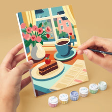 Carica l'immagine nel visualizzatore di Gallery, Mini Set Dipingere con i numeri 15x20cm (6 pezzi) - Delizie da Caffè