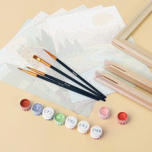 Carica l'immagine nel visualizzatore di Gallery, Mini Set Dipingere con i numeri 15x20cm (6 pezzi) - Fuga nella Natura