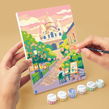 Carica l'immagine nel visualizzatore di Gallery, Mini Set Dipingere con i numeri 15x20cm (6 pezzi) - Sogni Parigini