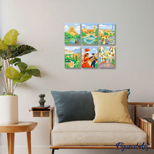Carica l'immagine nel visualizzatore di Gallery, Mini Set Dipingere con i numeri 15x20cm (6 pezzi) - Monumenti Europei