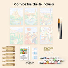 Carica l'immagine nel visualizzatore di Gallery, Mini Set Dipingere con i numeri 15x20cm (6 pezzi) - Monumenti Europei