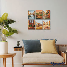Carica l'immagine nel visualizzatore di Gallery, Mini Set Dipingere con i numeri 15x20cm (6 pezzi) - Campagna Italiana