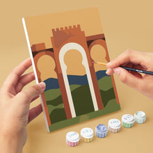 Carica l'immagine nel visualizzatore di Gallery, Mini Set Dipingere con i numeri 15x20cm (6 pezzi) - Sogni Andalusi