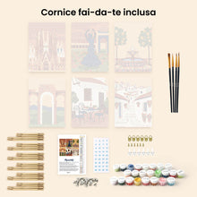 Carica l'immagine nel visualizzatore di Gallery, Mini Set Dipingere con i numeri 15x20cm (6 pezzi) - Sogni Andalusi