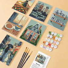 Carica l'immagine nel visualizzatore di Gallery, Mini Set Dipingere con i numeri 15x20cm (6 pezzi) - Tradizioni Olandesi