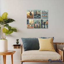 Carica l'immagine nel visualizzatore di Gallery, Mini Set Dipingere con i numeri 15x20cm (6 pezzi) - Tradizioni Olandesi