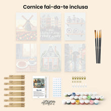 Carica l'immagine nel visualizzatore di Gallery, Mini Set Dipingere con i numeri 15x20cm (6 pezzi) - Tradizioni Olandesi