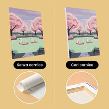 Carica l'immagine nel visualizzatore di Gallery, Mini Set Dipingere con i numeri 15x20cm (6 pezzi) - Primavera a Tokyo