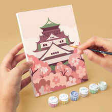 Carica l'immagine nel visualizzatore di Gallery, Mini Set Dipingere con i numeri 15x20cm (6 pezzi) - Spirito del Giappone