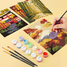 Carica l'immagine nel visualizzatore di Gallery, Mini Set Dipingere con i numeri 15x20cm (6 pezzi) - Giappone Sereno