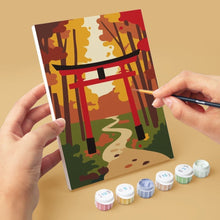 Carica l'immagine nel visualizzatore di Gallery, Mini Set Dipingere con i numeri 15x20cm (6 pezzi) - Giappone Sereno