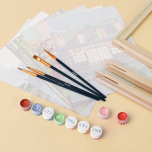 Carica l'immagine nel visualizzatore di Gallery, Mini Set Dipingere con i numeri 15x20cm (6 pezzi) - Paesaggi Zen