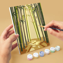 Carica l'immagine nel visualizzatore di Gallery, Mini Set Dipingere con i numeri 15x20cm (6 pezzi) - Paesaggi Zen