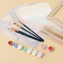 Carica l'immagine nel visualizzatore di Gallery, Mini Set Dipingere con i numeri 15x20cm (6 pezzi) - Tramonto in Giappone