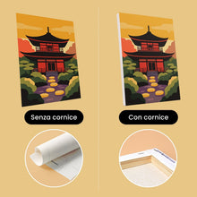 Carica l'immagine nel visualizzatore di Gallery, Mini Set Dipingere con i numeri 15x20cm (6 pezzi) - Tramonto in Giappone