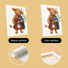 Carica l'immagine nel visualizzatore di Gallery, Mini Set Dipingere con i numeri 15x20cm (6 pezzi) - Amici della Fattoria Scozzese