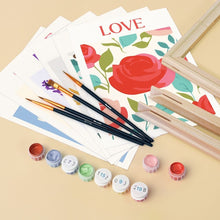 Carica l'immagine nel visualizzatore di Gallery, Mini Set Dipingere con i numeri 15x20cm (6 pezzi) - Emozioni in Fiore 1