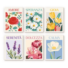 Carica l'immagine nel visualizzatore di Gallery, Mini Set Dipingere con i numeri 15x20cm (6 pezzi) - Emozioni in Fiore 4 Figured'Art