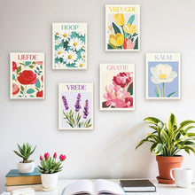 Carica l'immagine nel visualizzatore di Gallery, Mini Set Dipingere con i numeri 15x20cm (6 pezzi) - Emozioni in Fiore 5