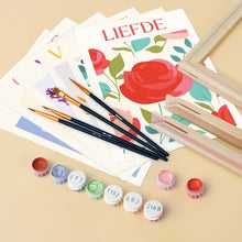 Carica l'immagine nel visualizzatore di Gallery, Mini Set Dipingere con i numeri 15x20cm (6 pezzi) - Emozioni in Fiore 5