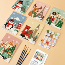 Carica l'immagine nel visualizzatore di Gallery, Mini Set Dipingere con i numeri 15x20cm (6 pezzi) - Destinazioni delle Vacanze