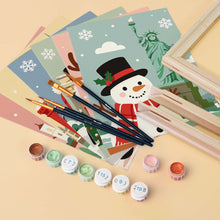 Carica l'immagine nel visualizzatore di Gallery, Mini Set Dipingere con i numeri 15x20cm (6 pezzi) - Destinazioni delle Vacanze