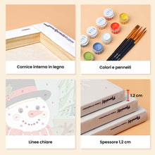 Carica l'immagine nel visualizzatore di Gallery, Mini Set Dipingere con i numeri 15x20cm (6 pezzi) - Destinazioni delle Vacanze