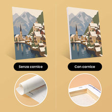 Carica l'immagine nel visualizzatore di Gallery, Mini Set Dipingere con i numeri 15x20cm (6 pezzi) - Collezione Villaggi Invernali