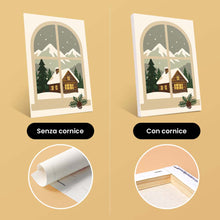 Carica l'immagine nel visualizzatore di Gallery, Mini Set Dipingere con i numeri 15x20cm (6 pezzi) - Finestre di Natale