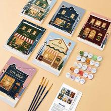 Carica l'immagine nel visualizzatore di Gallery, Mini Set Dipingere con i numeri 15x20cm (6 pezzi) - Villaggio Festivo