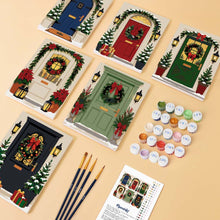 Carica l'immagine nel visualizzatore di Gallery, Mini Set Dipingere con i numeri 15x20cm (6 pezzi) - Ingressi Natalizi