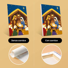 Carica l'immagine nel visualizzatore di Gallery, Mini Set Dipingere con i numeri 15x20cm (6 pezzi) - Immagini della Natività
