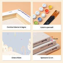 Carica l'immagine nel visualizzatore di Gallery, Mini Set Dipingere con i numeri 15x20cm (6 pezzi) - Immagini della Natività