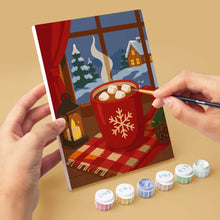Carica l'immagine nel visualizzatore di Gallery, Mini Set Dipingere con i numeri 15x20cm (6 pezzi) - Ricordi di Natale