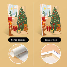 Carica l'immagine nel visualizzatore di Gallery, Mini Set Dipingere con i numeri 15x20cm (6 pezzi) - Ricordi di Natale
