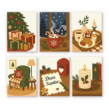 Carica l'immagine nel visualizzatore di Gallery, Mini Set Dipingere con i numeri 15x20cm (6 pezzi) - Momenti Festivi Figured'Art