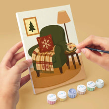 Carica l'immagine nel visualizzatore di Gallery, Mini Set Dipingere con i numeri 15x20cm (6 pezzi) - Momenti Festivi