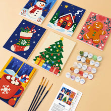 Carica l'immagine nel visualizzatore di Gallery, Mini Set Dipingere con i numeri 15x20cm (6 pezzi) - I preferiti dell'inverno